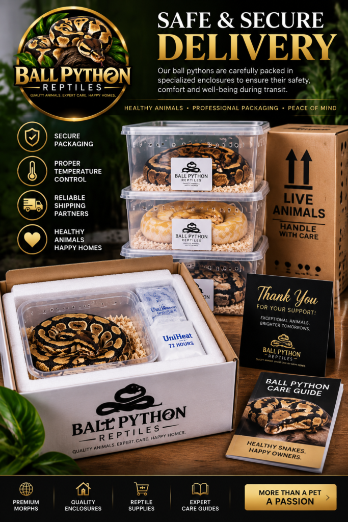 ball python live delivery